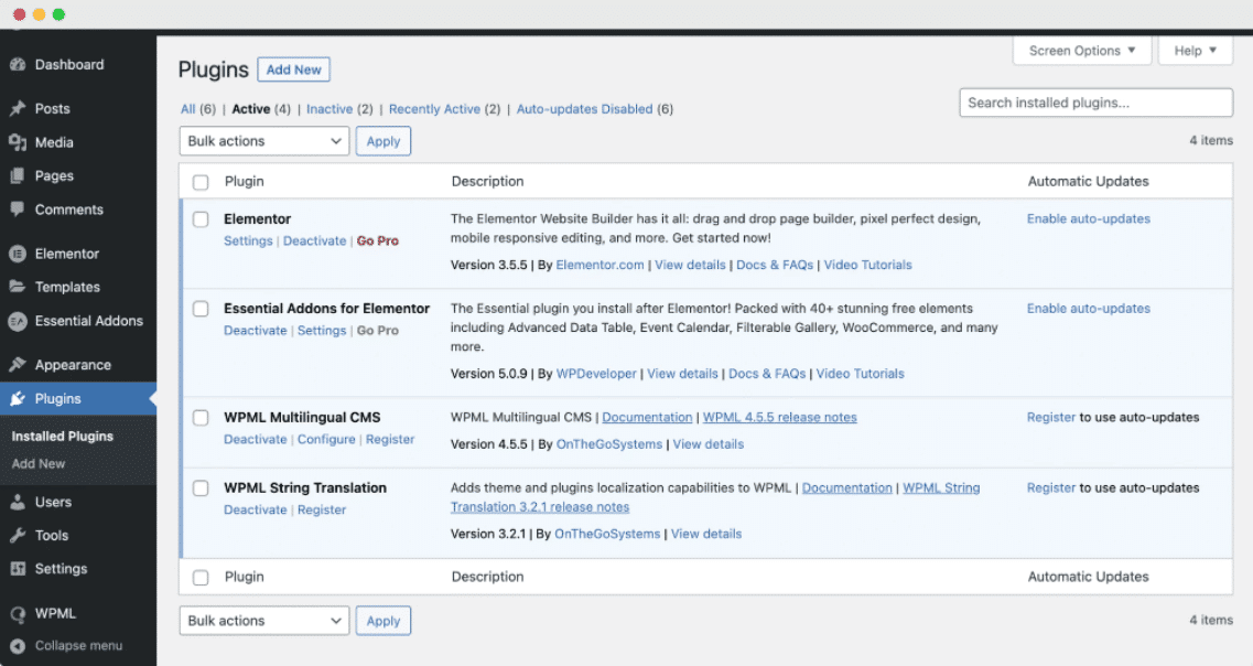 WordPress サイトを翻訳する Translate WordPress sites