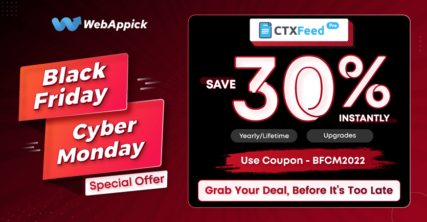 Las mejores ofertas y descuentos del Black Friday de WordPress: gaste menos, compre más 5 CTX Feed Product Feed Manager