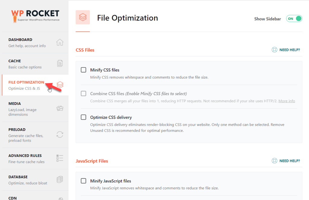 otimização de arquivos - minify arquivos wordpress