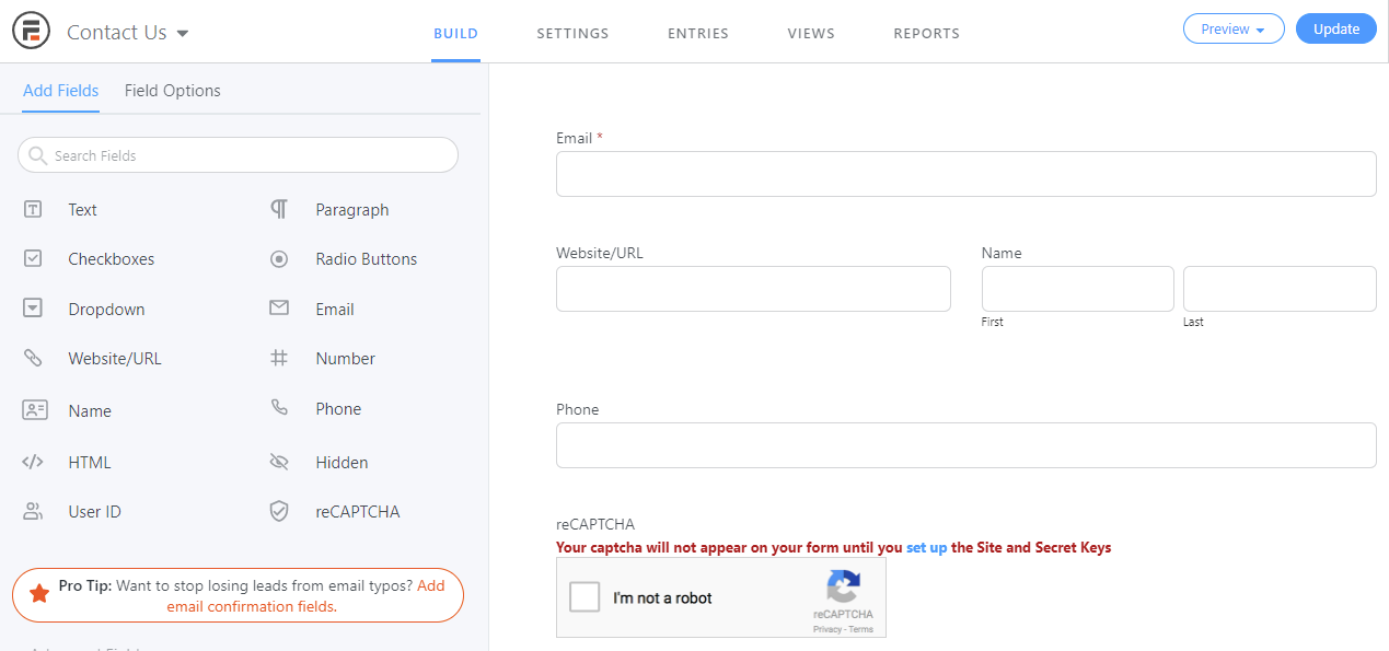 สร้างแบบฟอร์มการติดต่อใน Wordpress 16