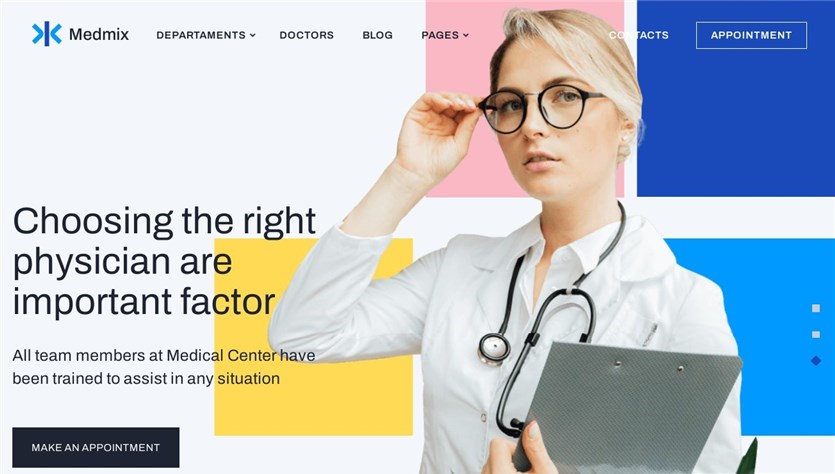 ธีม Medmix WordPress