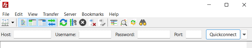 filezilla ftp 凭据字段
