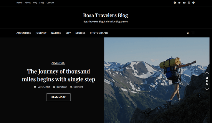10 多個用於博客和代理網站的免費 WordPress 旅遊主題 2022 7 free WordPress travel themes for blog and agency