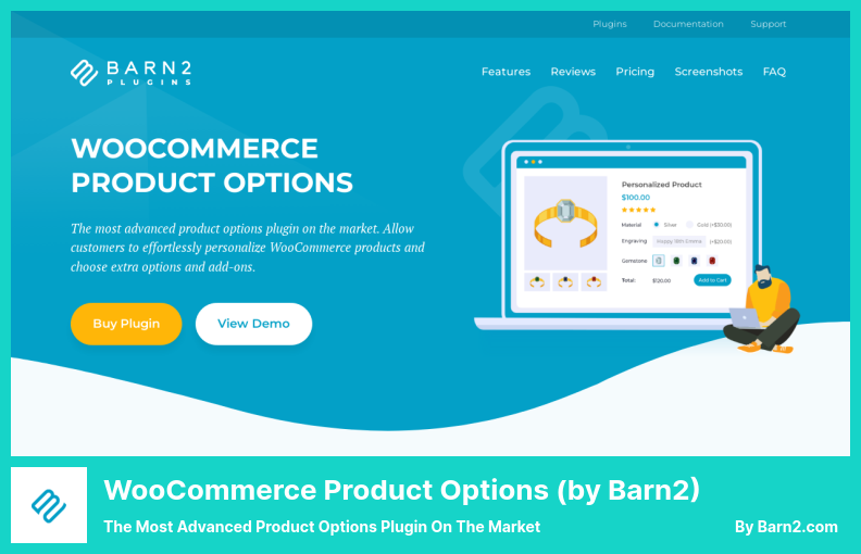ปลั๊กอินตัวเลือกผลิตภัณฑ์ WooCommerce (โดย Barn2) - ปลั๊กอินตัวเลือกผลิตภัณฑ์ขั้นสูงที่สุดในตลาด