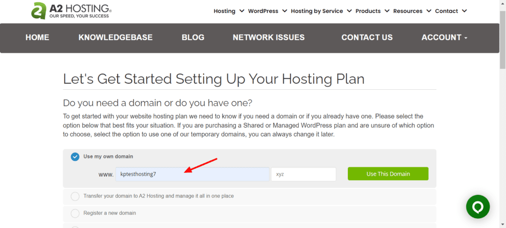 Configurar un dominio en A2 Hosting