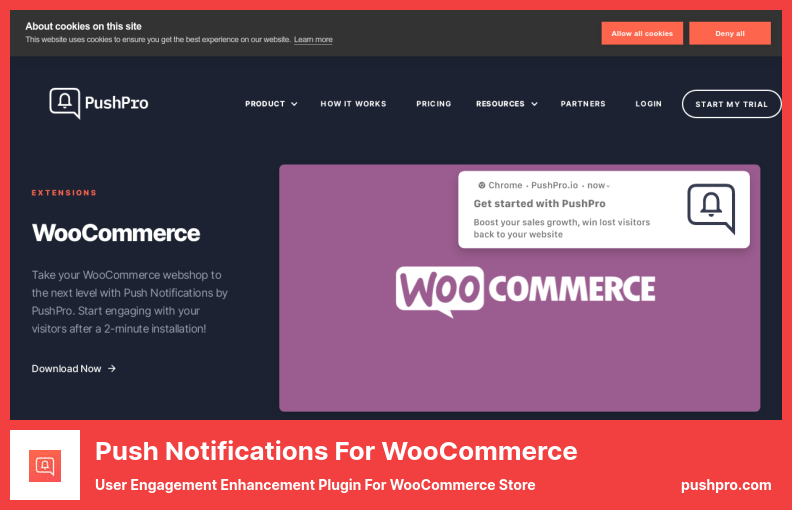 Push-Benachrichtigungen für das WooCommerce-Plugin - Plugin zur Verbesserung der Benutzerbindung für den WooCommerce Store