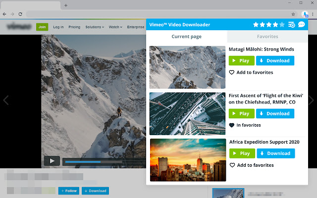 10+ 최고의 무료 비디오 다운로더 Chrome 확장 프로그램 79 video downloader for vimeo