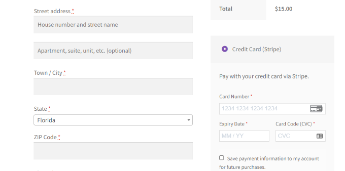 stripepaymentpreviewinwoocommerce1 - SeedProd Stripe payment preview in WooCommerce