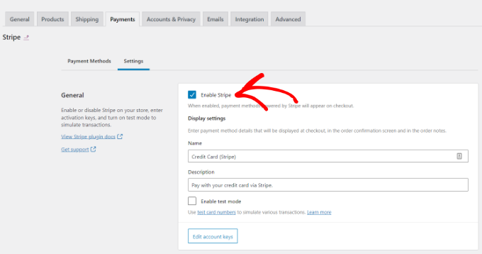 우커머스에서 스트라이프 결제 가능 - SeedProd Enable Stripe payments in WooCommerce