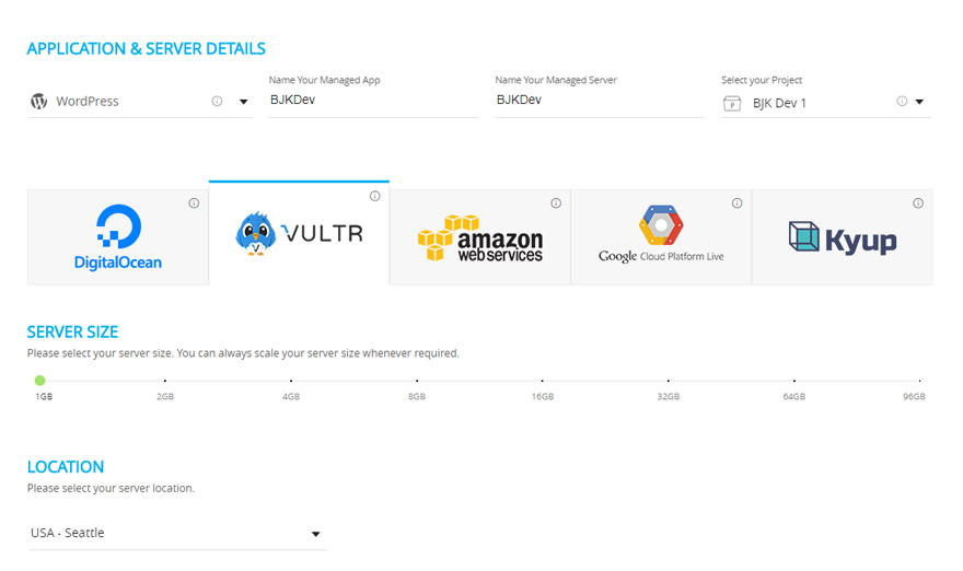 托管 WordPress 托管 Cloudways