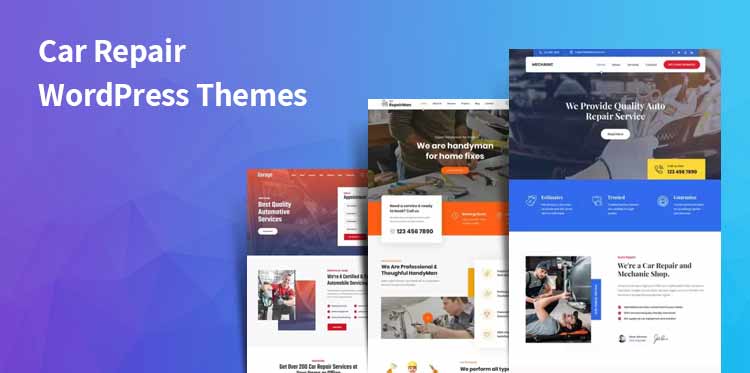 Teme WordPress pentru reparații auto