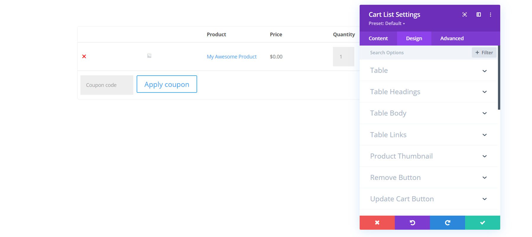 Divi プラグイン ハイライト Divi Shop Builder カートのデザイン