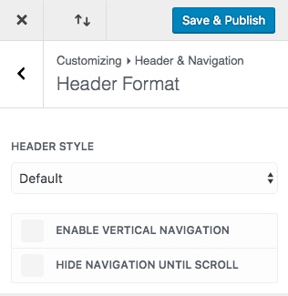 Divi 主题定制器