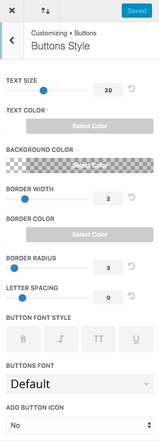 Divi 主题定制器