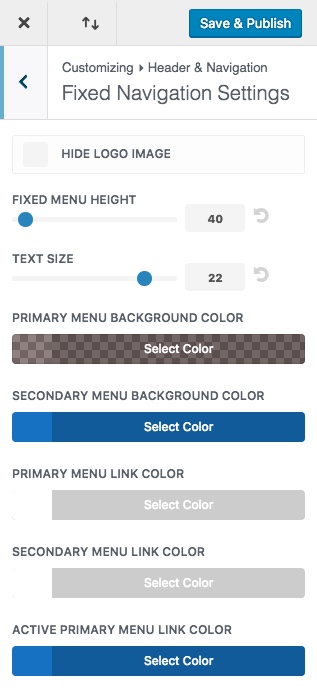 Divi 主题定制器