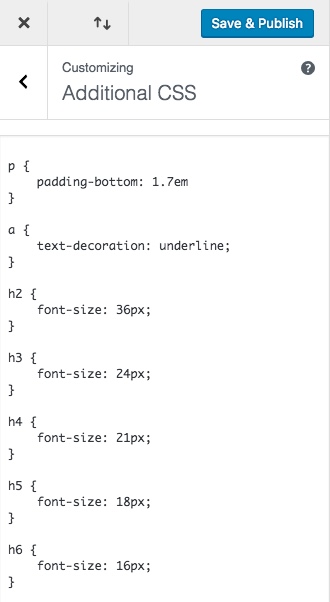 Divi 主题定制器
