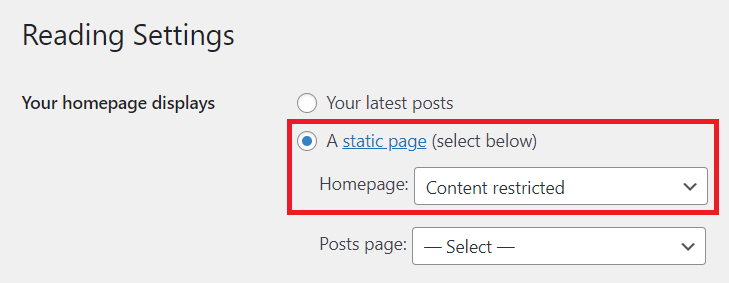 pda-reading-settings-เวิร์ดเพรส