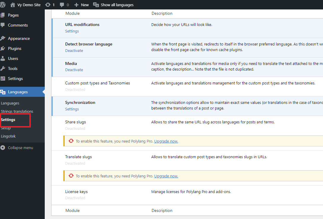 Creați un site Wordpress multilingv 15