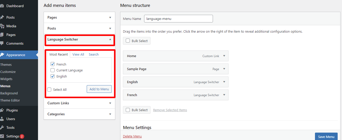 Creați un site Wordpress multilingv 4