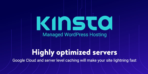 Banner de hospedagem wordpress gerenciado Kinta