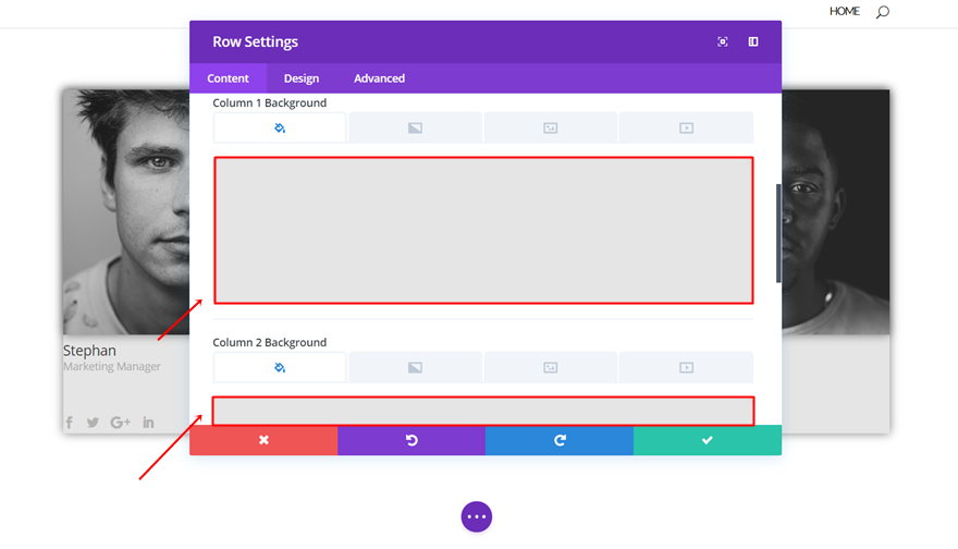person module with bio