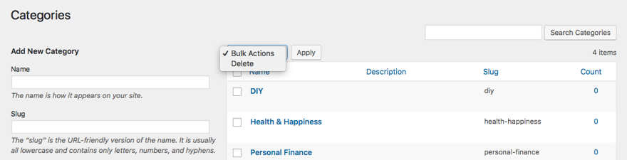 默认批量菜单选项