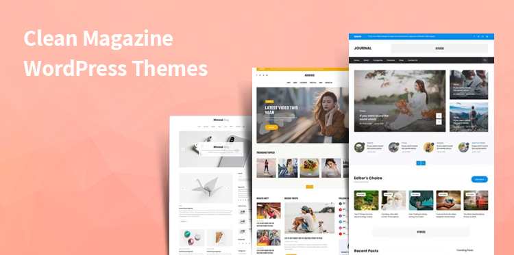 Temi WordPress per riviste pulite