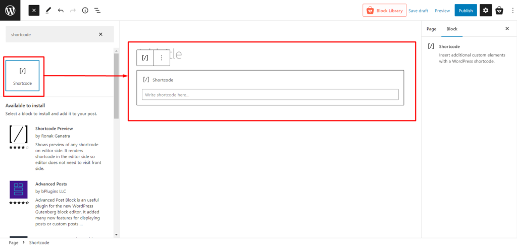 Como criar formulário de registro WooCommerce para usuários B2B e B2C 14 Adding Shortcode Block