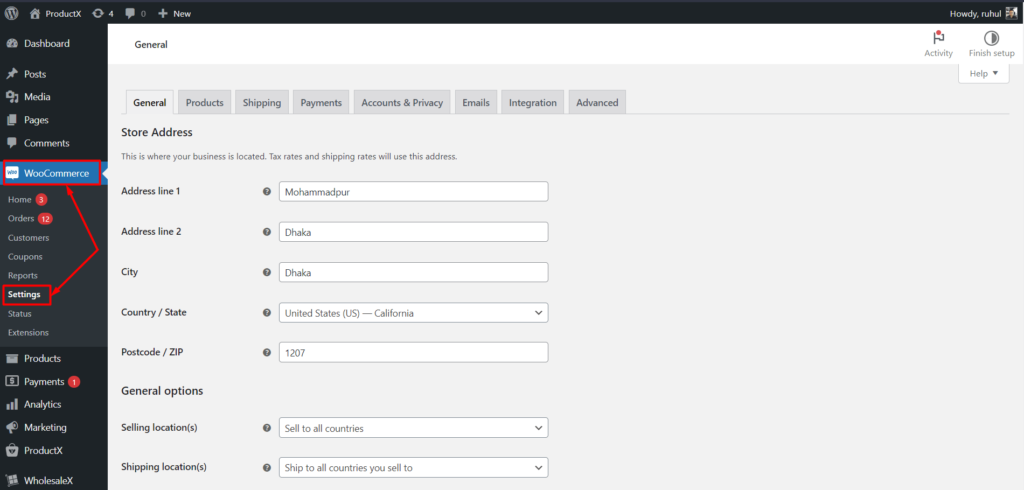 Como criar formulário de registro WooCommerce para usuários B2B e B2C 2 WooCommerce Settings