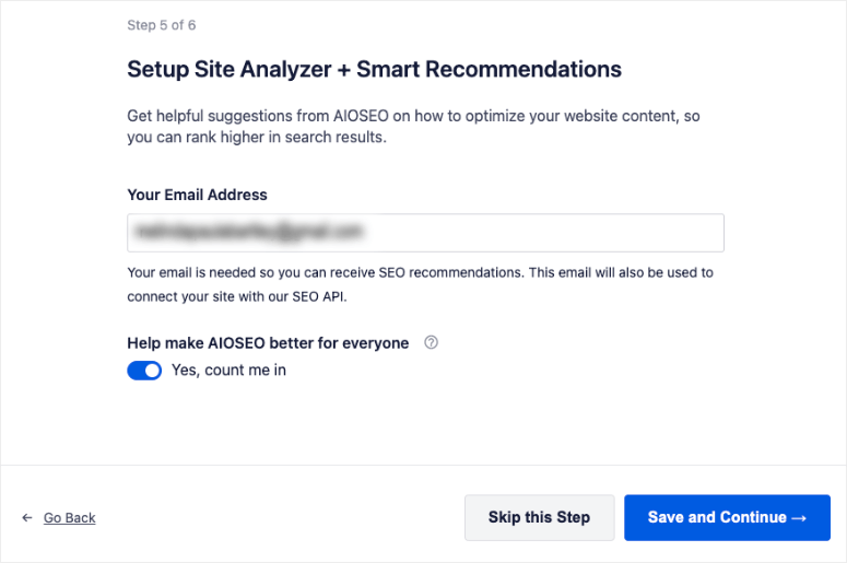 在 aioseo 中添加电子邮件 - IsItWP - 免费的 WordPress 主题检测器 add email in aioseo