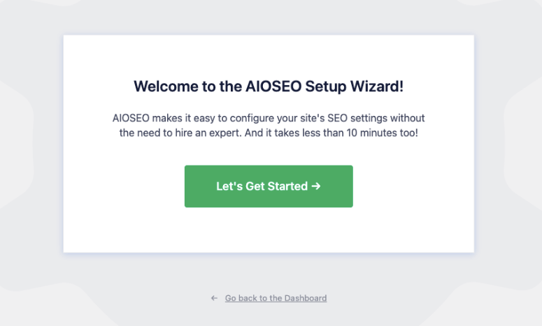aioseo 启动设置向导 - IsItWP - 免费的 WordPress 主题检测器