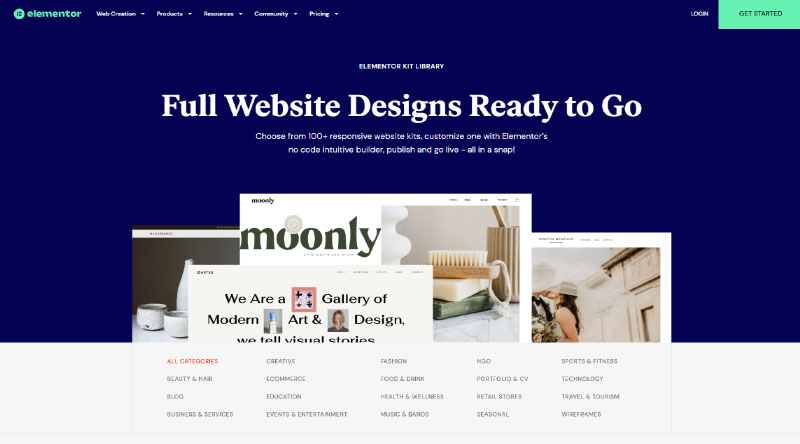Die 7 besten WordPress-Blog-Vorlagen 8 Elementor Template Kits