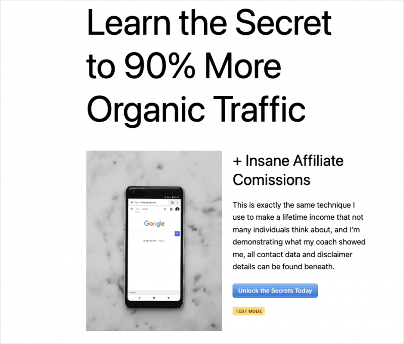landingpagewithpaymentgatewaybutton - SeedProd landing page with payment gateway example