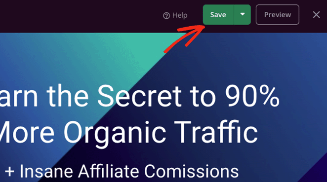 savelandingpage - SeedProd Save changes to your landing page with payment gateway