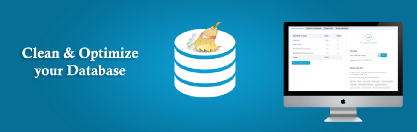 nettoyer et optimiser l'image du héros du plugin de base de données