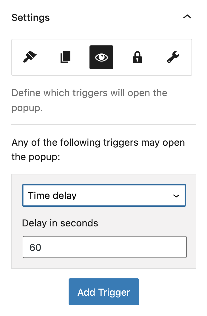 Menunggu waktu untuk menampilkan popup