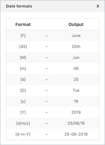 configurar formato de data