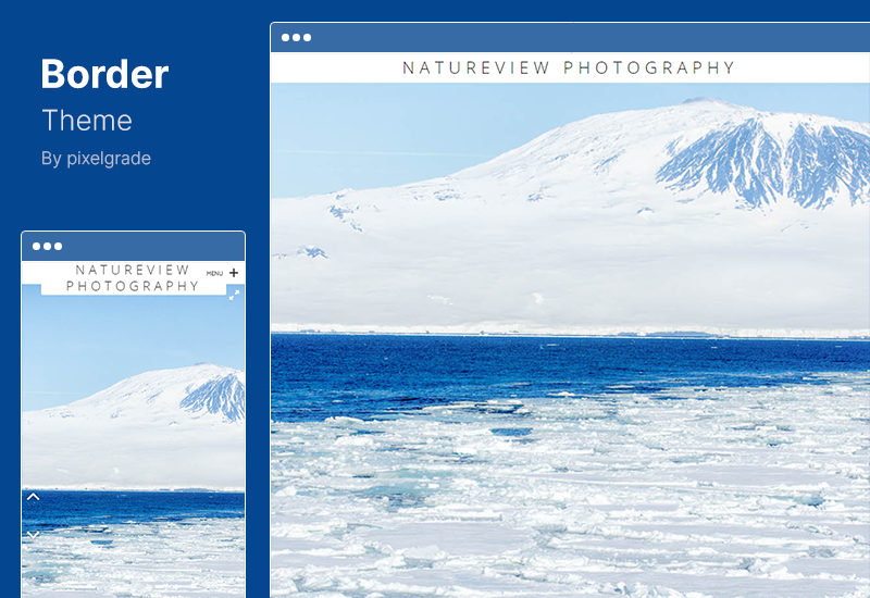 Tema del bordo: un delizioso tema WordPress per la fotografia