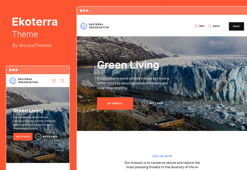 Tema Ekoterra - Tema WordPress per attivismo sociale, no profit ed ecologia