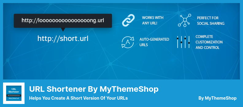 URL Shortener от плагина MyThemeShop — поможет вам создать короткую версию ваших URL-адресов