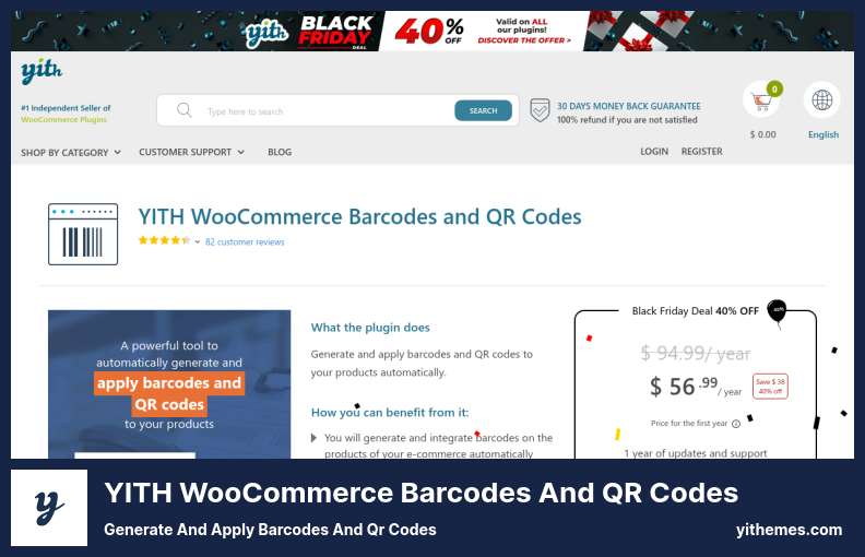 Плагин YITH WooCommerce для штрих-кодов и QR-кодов — создание и применение штрих-кодов и Qr-кодов