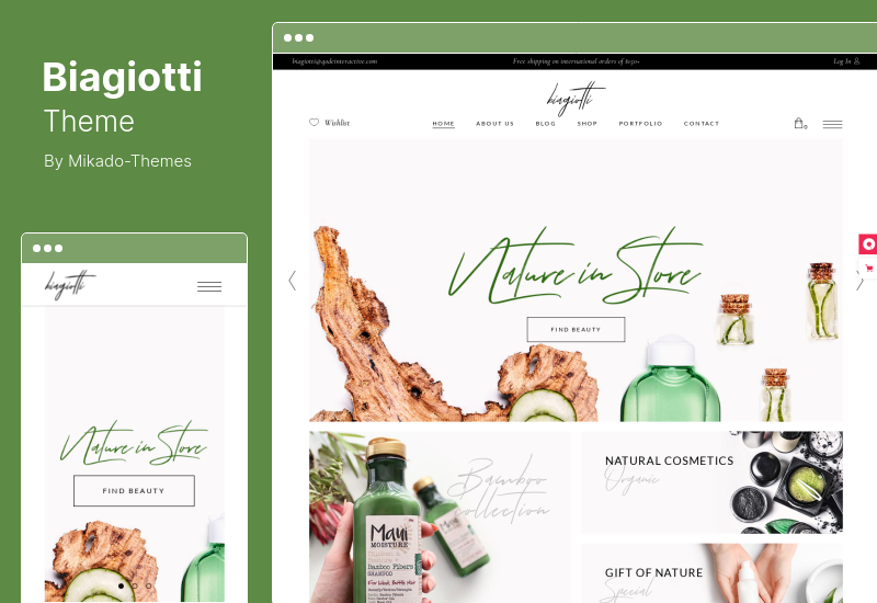 Biagiotti-Thema - WooCommerce-Thema für Schönheits- und Kosmetikshop