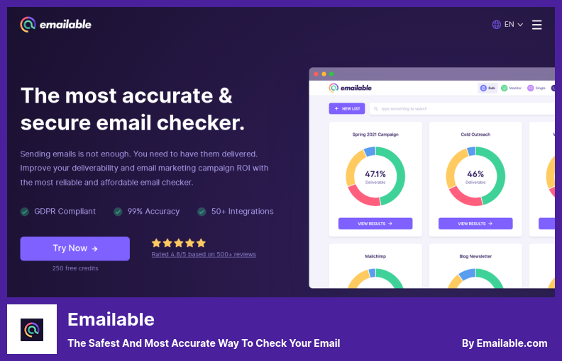 Emailable - Il modo più sicuro e accurato per controllare la tua posta elettronica