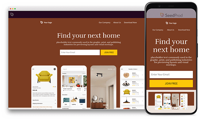 habitatresponsivelandingpage 模板 - SeedProd Habitat responsive landing page template