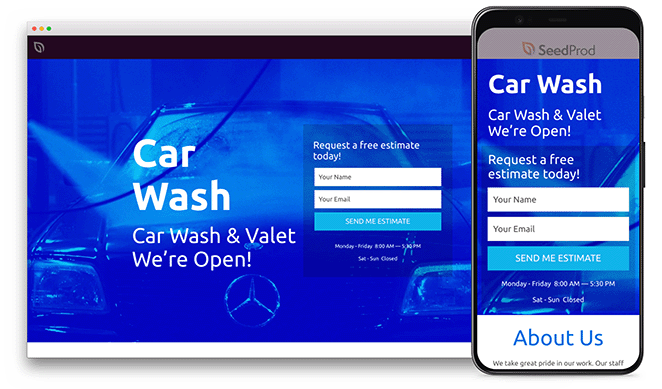 valetresponsivelandingpagetemplate - SeedProd Valet responsive landing page template