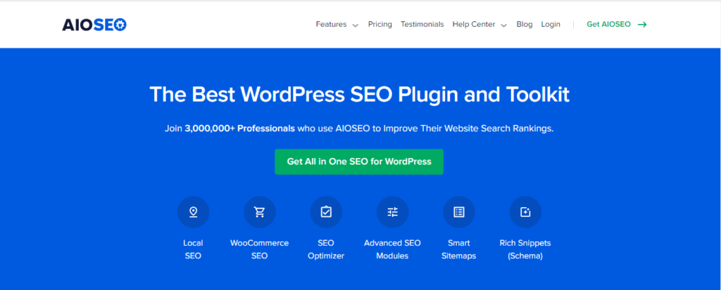Plug-in de référencement WordPress AIOSEO