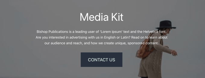 Esempio di copertina del kit multimediale