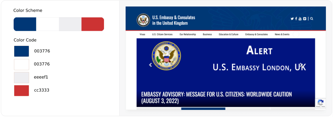 Beste Website-Farbschemata für modernes Webdesign 20 Best Color Schemes for Government Websites