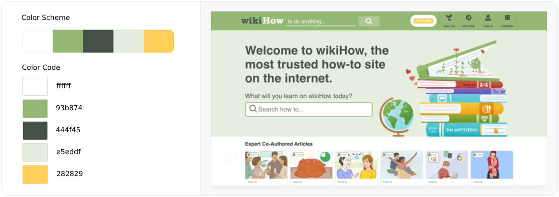 Beste Website-Farbschemata für modernes Webdesign 17 Best Color Scheme for Wiki Website