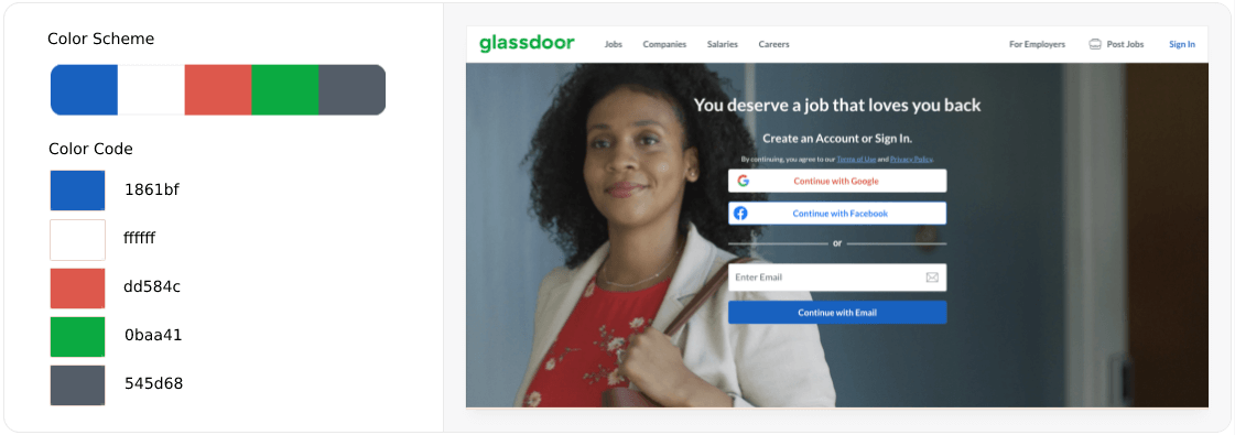 Beste Website-Farbschemata für modernes Webdesign 15 Best Color Scheme for Job Websites